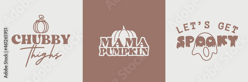Halloween quote and element design asset for craft, printable, sublimation, card for Cutting Machines, Halloween design for shirt, mug, Tumbler, Bag, Suitable for women, Vector for Trendy women shirts