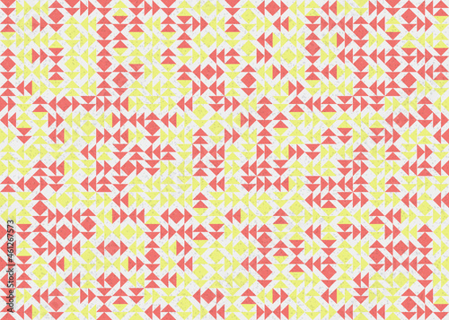 Abstract Geometric Pattern generative computational art illustration