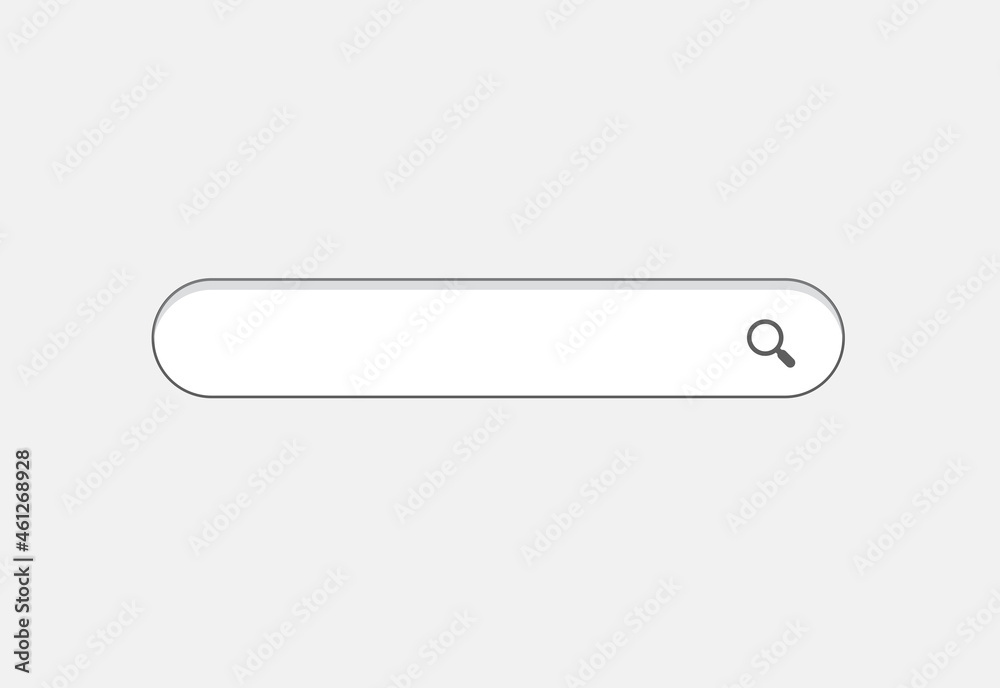 www search bar icon isolated on white background. www search bar icon for web site, app, ui and logo. Search bar vector concept www search bar icon isolated on white background. www search bar icon for web site, app, ui and logo. Search bar vector concept