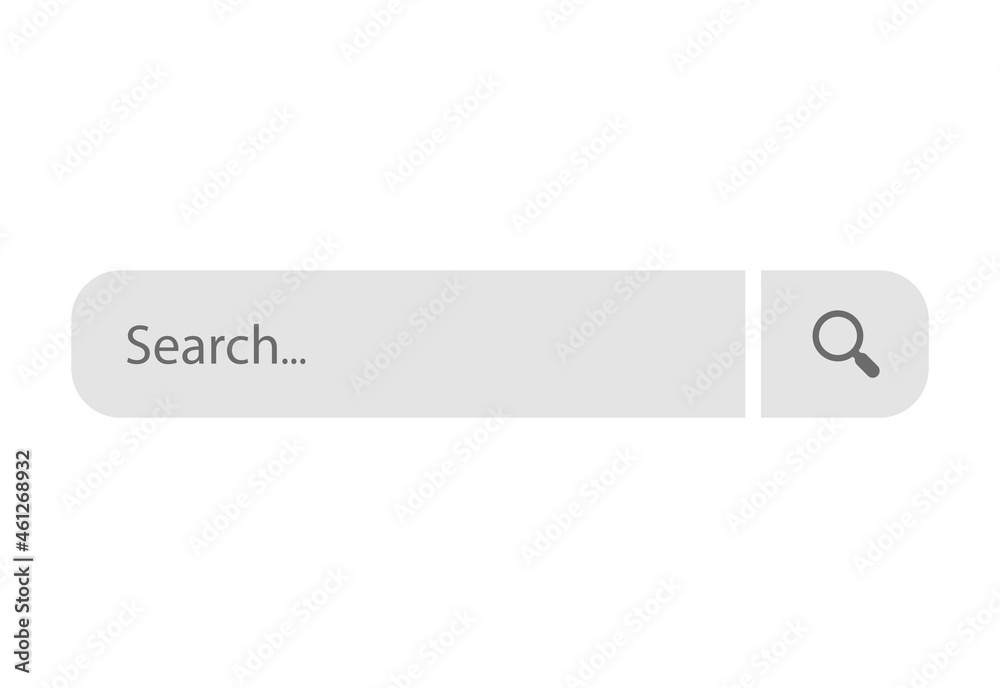 www search bar icon isolated on white background. www search bar icon for web site, app, ui and logo. Search bar vector concept www search bar icon isolated on white background. www search bar icon for web site, app, ui and logo. Search bar vector concept