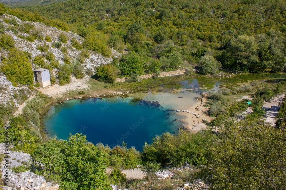 Cetina spring in Croatia, Blue Eye, dalmatia Europe