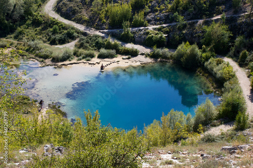 Cetina spring in Croatia, Blue Eye, dalmatia Europe