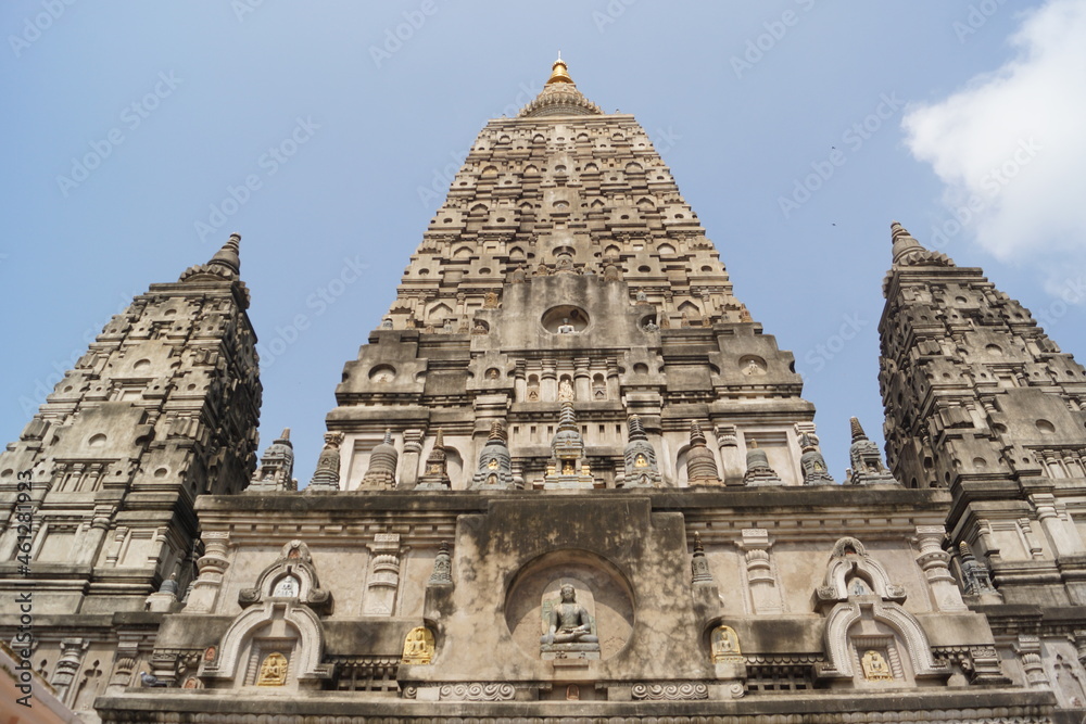 インド・ブッダガヤのマハボディー寺院