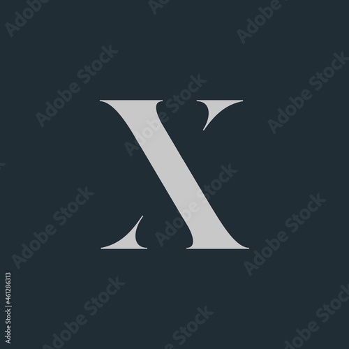 Modern creative monogram initials X Logo Design