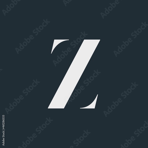 Modern creative monogram initials Z Logo Design