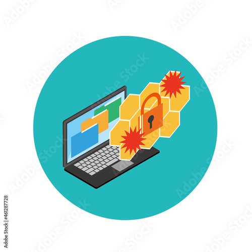 PC内の大事なデータを守るイメージ