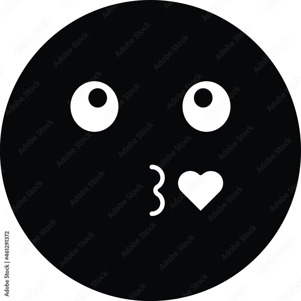 Kiss Emoji Vector icon that can easily modify or edit
Kiss Emoji Vector icon that can easily modify or edit