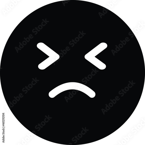 Sad Vector icon that can easily modify or edit

