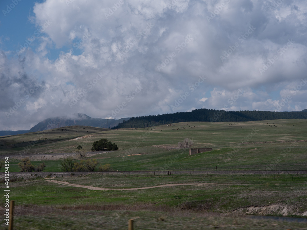 landscape in the mountains in Colorado landscape in the mountains in Colorado