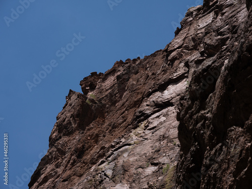 rocks and mountains in Seven Falls