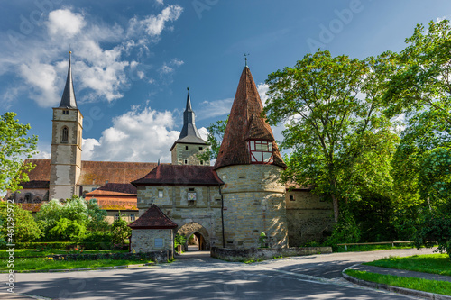 Rödelseer Tor in Iphofen in Franken, Deutschland