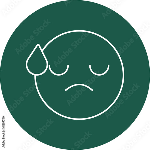 Sad Vector icon that can easily modify or edit

