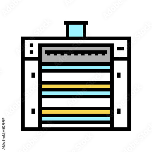 mixing wheat grain factory equipment color icon vector. mixing wheat grain factory equipment sign. isolated symbol illustration