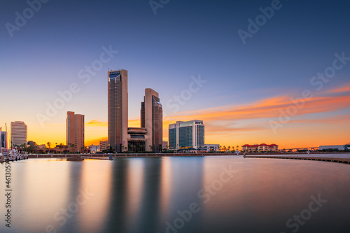 Corpus Christi, Texas, USA Downtown Skyline at Twilight