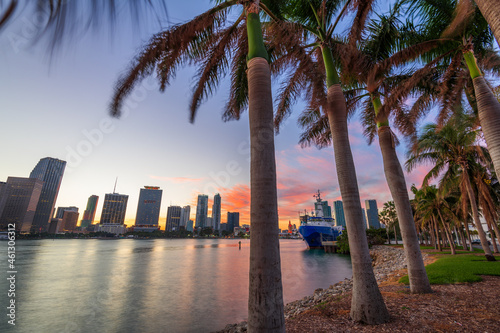 Miami, Florida, USA skyline on Biscayne Bay © SeanPavonePhoto