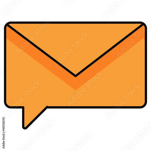 Message Vector icon that can easily modify or edit

