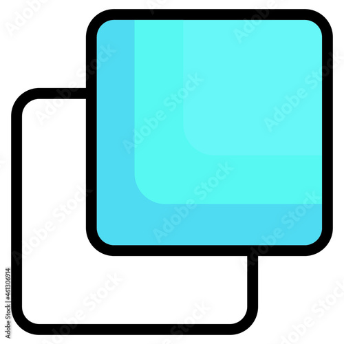 Copy Layer Vector icon that can easily modify or edit

