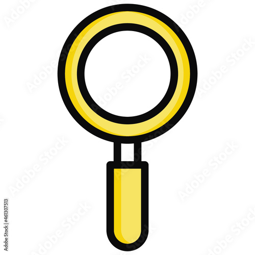 Magnifier Vector icon that can easily modify or edit

