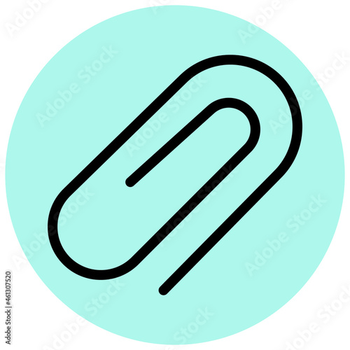 Attachment Vector icon that can easily modify or edit

