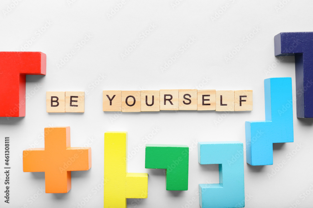 Lettering Be yourself Lettering Be yourself