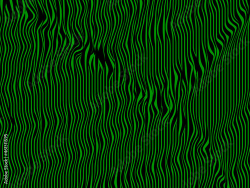 Black And Green Abstract Stripe Backdrop
