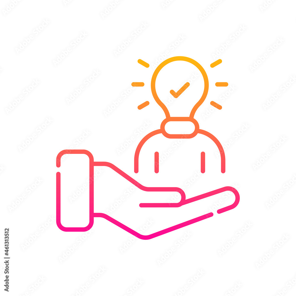 Experts opinion vector gradient icon style illustration. EPS 10 file Experts opinion vector gradient icon style illustration. EPS 10 file