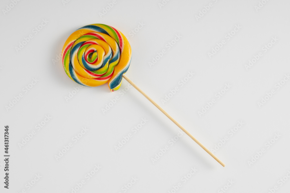 Bright coloured lollipop against a white background. Bright coloured lollipop against a white background.