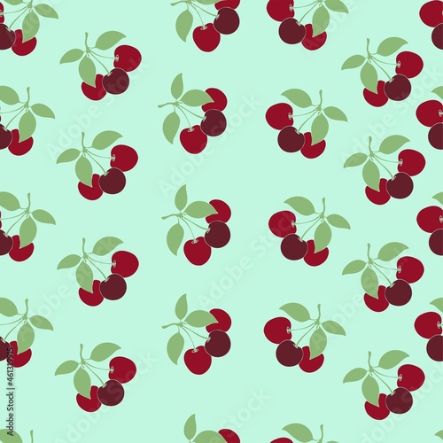 Cherry seamless pattern