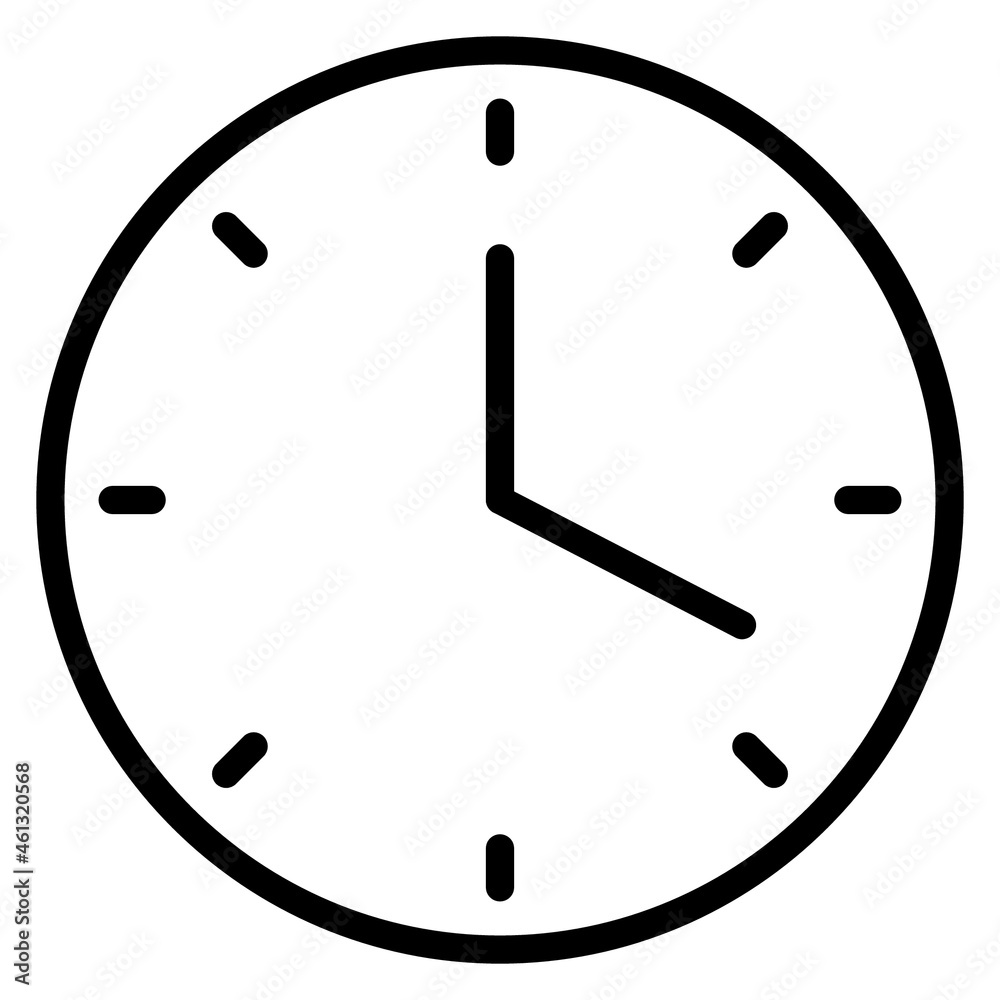 Clock Vector icon that can easily modify or edit
Clock Vector icon that can easily modify or edit