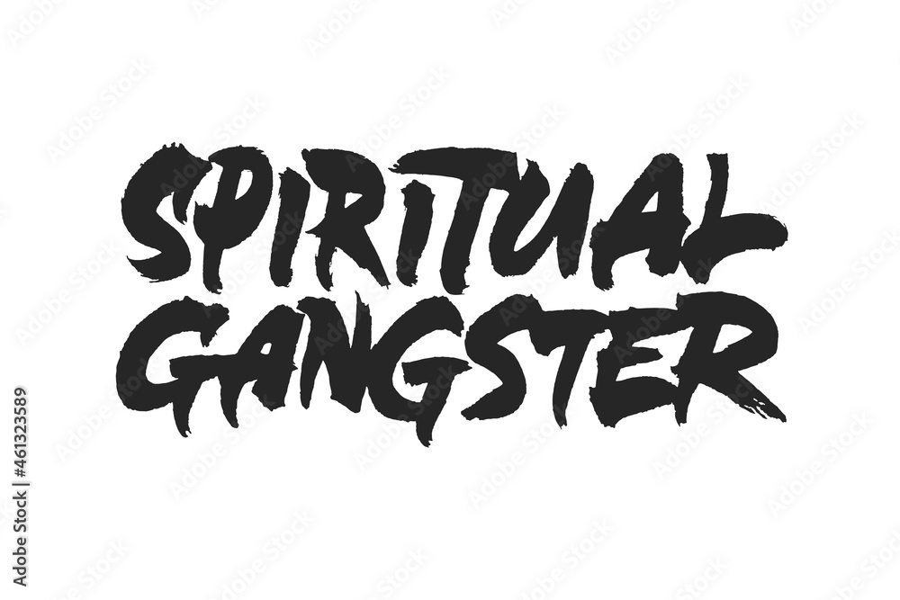 Spiritual Gangster lettering design