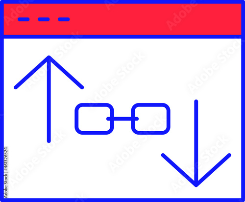 Hyperlink Vector icon that can easily modify or edit

