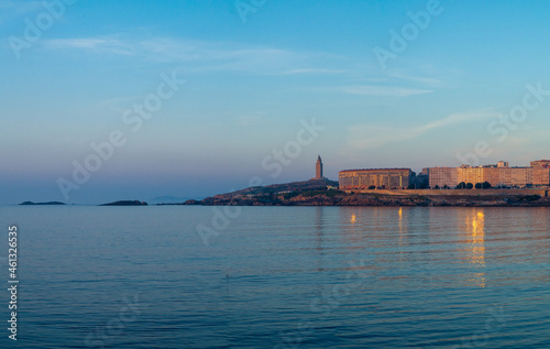 Sunset over the Tower of Hercules © fotoastra