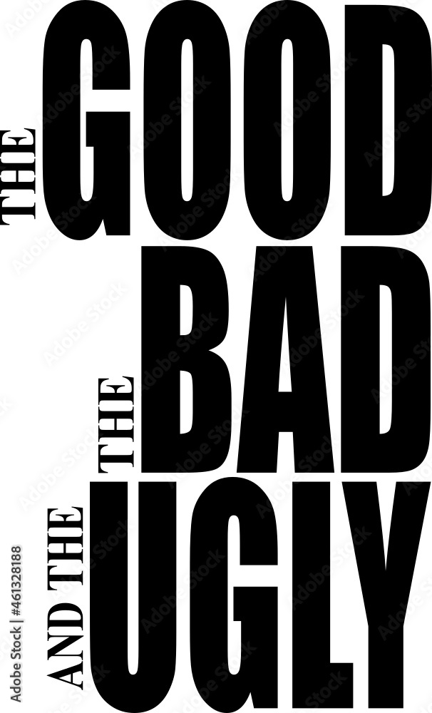 Vetor de The Good The Bad And The Ugly , cut file, SVG , Cricut ...