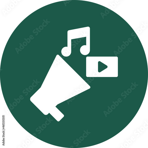 Advertising Vector icon that can easily modify or edit

