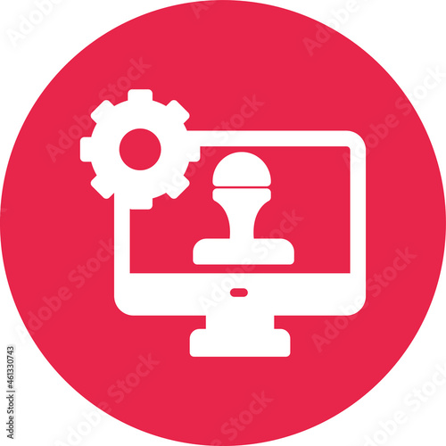 Game development Vector icon that can easily modify or edit

