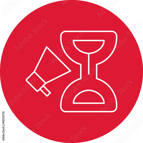 Campaign timing Vector icon that can easily modify or edit

