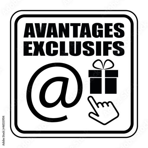 Logo avantages exclusifs.