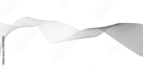 Abstract waves design. Curve Lines Abstract wave element for design. Stylized line art background. Vector illustration. Wave with lines. Curved wavy lines, smooth stripe.