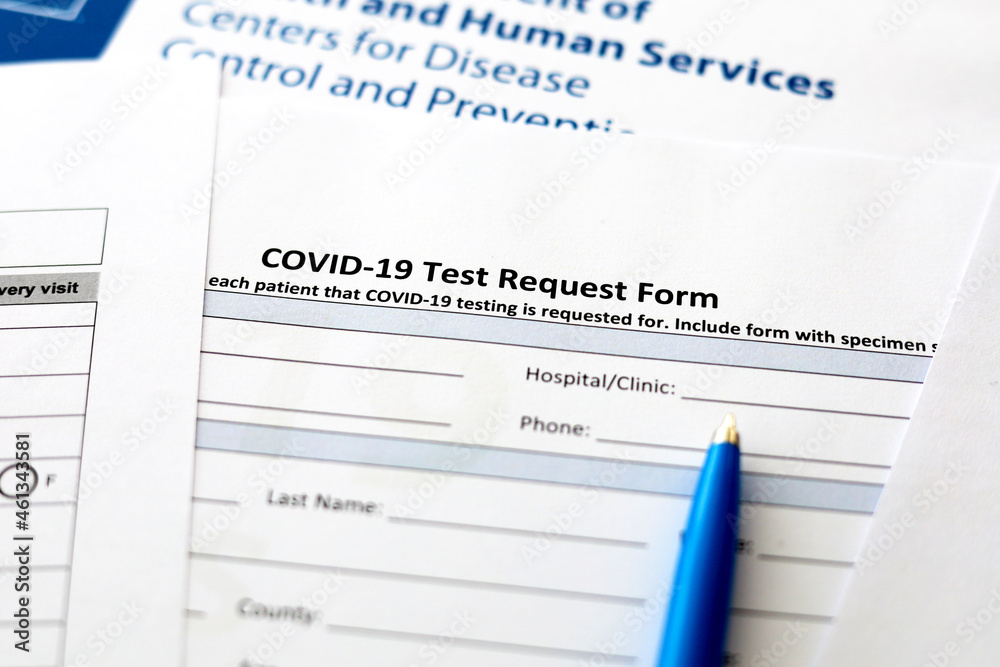 Covid 19 Positive Test Report Form Healthcare Pandemic Covid 19 Positive Test Report Form Healthcare Pandemic