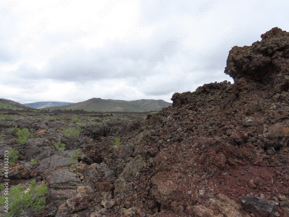 Craters of the Moon National Monument and Preserve in Idaho.