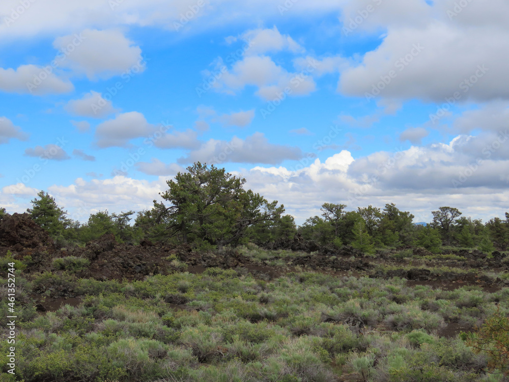 Craters of the Moon National Monument and Preserve in Idaho. Craters of the Moon National Monument and Preserve in Idaho.