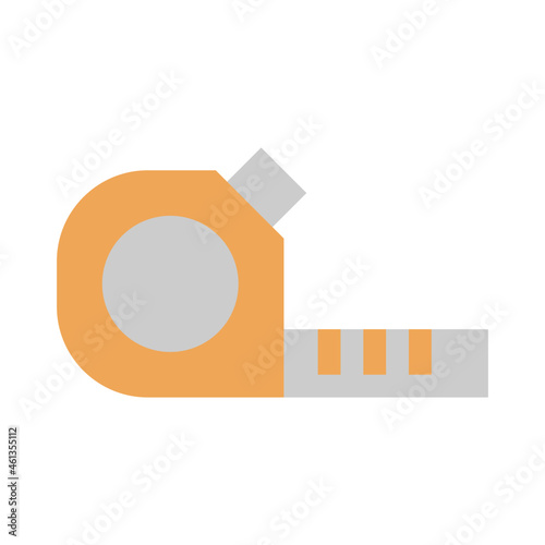 measuring tape flat icon