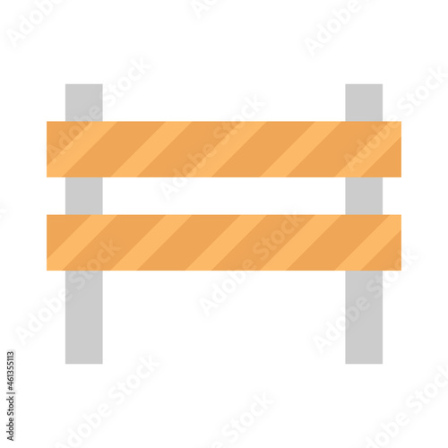 barrier flat icon