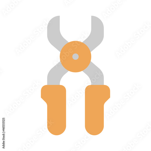 pliers flat icon