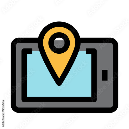 gps Color line icon