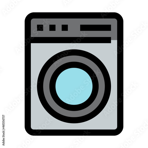 washing Color line icon