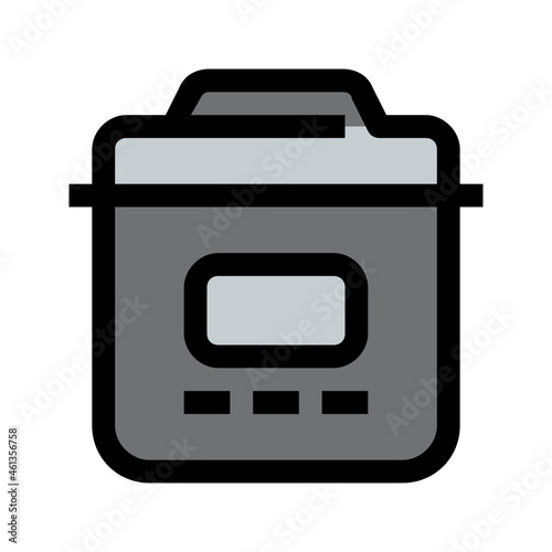 cooker Color line icon