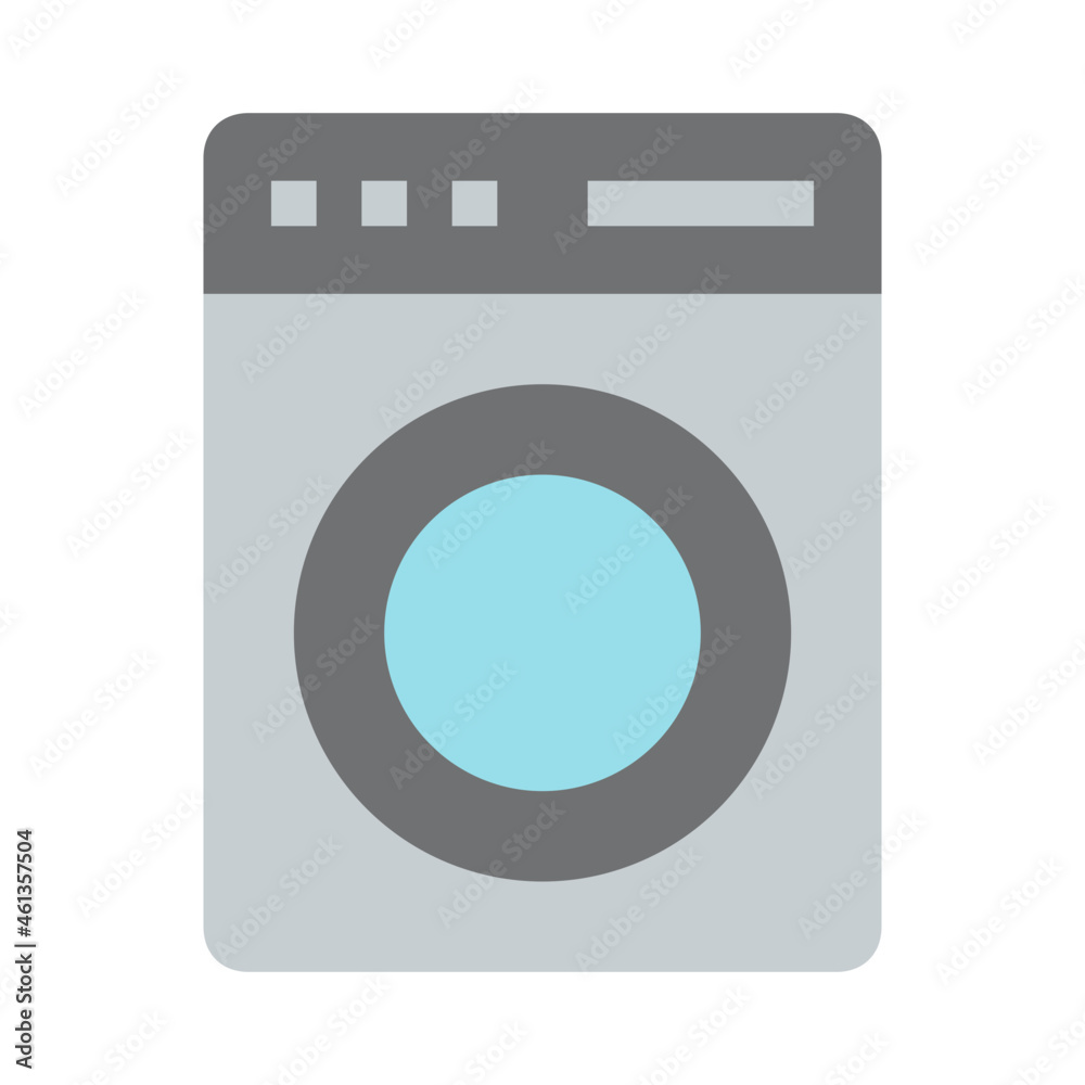 washing flat icon