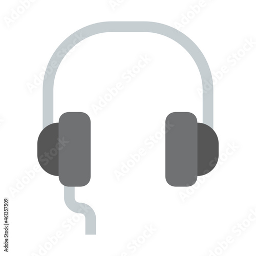 headphone flat icon