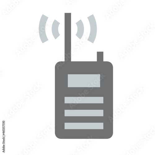 walkie talkie flat icon